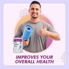 HealthyHey Nutrition MultiVitamin for Men - Multi-Vit Daily - 13 Vitamins & 12 Minerals - 90 Vegetable Capsules