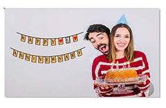 SYGA Happy Anniversary Banner for Anniversary Decorative Party Photo Props Banner