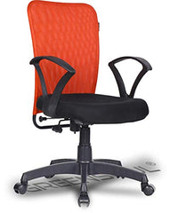 Green Soul Seoul X Office Chair, Mid Back Fabric Ergonomic Home Office Desk Chair with Comfortable & Spacious Seat, Rocking-tilt Mechanism & Heavy Duty Metal Base (Black)