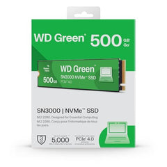 WD Green® SN3000 NVMe™ SSD, PCIe® Gen 4, 500GB