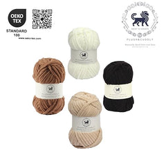 NESTNHAVEN , Plush & Cuddly Sets 2.0 , Chenille Yarn Supersoft Hand Knitting Wool Ball, set of 4 , 400 grams (1 Ball/100 Gram Each) Suitable for Craft, Babywear, Toys , Baby Blankets , 5 Bulky, Shades - NNHS 2.0 (Set 26 baby Pink , lilac , hot pink…