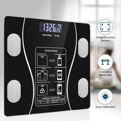 AccuTrust Digital Smart Weighing Scale with Bluetooth App, Body Fat Analyzer Weight Machine, BMI Monitor, Body Composition Scale, 180kg Capacity, High Precision Sensors