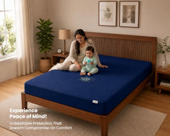 Utopia Bedding Waterproof Mattress Protector, Cotton Terry Fabric, King Size, Brown, Breathable & Elastic Fitted