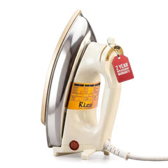 Rico 1200W 2KG Heavy Weight Dry Iron With 2 Years Replacement Warranty | Japanese Quick Heat Technology with Advance Sole Plate Iron Press | Shock Proof Iron Box for Clothes | Made In India - AI14