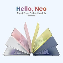 Dyazo 13.3 Inch Laptop Case | Cover | Hard Shell Protector Compatible for Apple MacBook 13 Inch 2020/2019 / 2018 Mac Book Air M1 A2337 A2179 A1932 (Transparent)