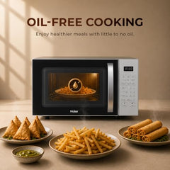 Haier 22L Convection Microwave Oven with KIDS Special Recipes (HIL2201CSSH,Silver)