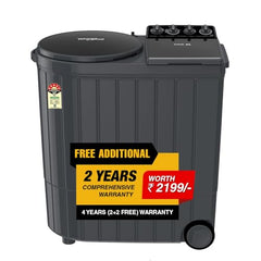 Whirlpool 11Kg Semi-Automatic Top Loading Washing Machine (Ace XL 11, Graphite Grey (10YR)
