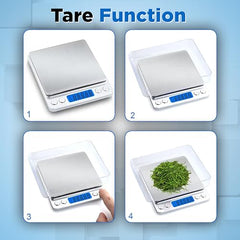 SKADIOO Kitchen Weighing Machine | 10 Kg Capacity | Digital Weighing Machine with Adapter | Weight Scale for Food | Kitchen Scale for Home, Shop & Commercial Use