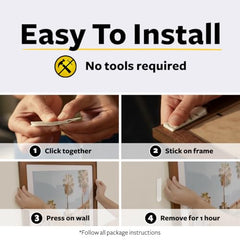 Command Small pack of 4 Pairs Picture Hanging Foam Strips, White,Form