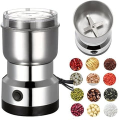DhimahiEnterprisess Electric Coffee and Spice Grinder, 150W Stainless Steel Mini Grinder for Dry Masala, Coffee Beans, Nuts and Seeds, Multipurpose Kitchen Appliance