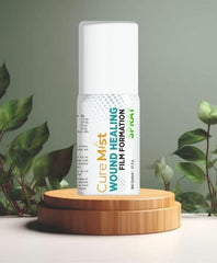 CureMist AYURVEDIC First Aid Wound Spray || Antiseptic, AntiFungal || Patented || Instant Relief to Cuts, Burns, Abrasions & Dry surgical Wounds II Reduced Scarring II Great for Sports Injuries || 100% Ayurvedic Ingredients only || Haldi Palandu Lavanga…