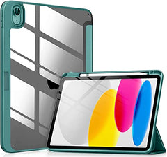 ProElite Case Cover for Apple iPad (A16) 11th/10th Generation (2025/2022), Transparent case Cover with Pencil Holder for iPad 11th/10th Gen 2025/2022, Grey