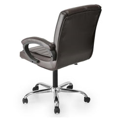 GOYALSON Ergonomic Revolving Office Home Swivel Desk Chair with Adjustable Height Smooth Moving (2, Black, Standard)