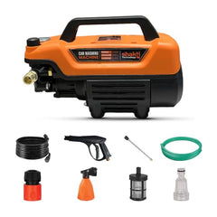 Shakti Technology Imperial High Pressure Car Washer Machine 2200 Watts, Pressure 140 Bar, 8L/Min Flow Rate and 8 Meter Hose Pipe with Adjustable Pressure Control Feature
