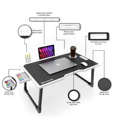 Study Table for Students Bed Table for Study Foldable Table Portable & Lightweight Mini Table Bed Reading Table
