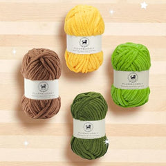 NESTNHAVEN , Plush & Cuddly Sets 2.0 , Chenille Yarn Supersoft Hand Knitting Wool Ball, set of 4 , 400 grams (1 Ball/100 Gram Each) Suitable for Craft, Babywear, Toys , Baby Blankets , 5 Bulky, Shades - NNHS 2.0 (Set 26 baby Pink , lilac , hot pink…