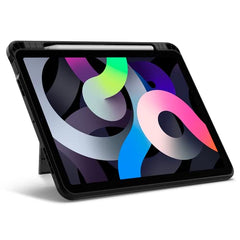 Spigen Flip case for iPad Air 11 inch M4 (2026), iPad Air 11 inch M3/M2 (2025-2024), 10.9 inch 5th/4th Gen (2022/2020), Trifold, Pencil Holder, Full Cover(Liquid Air Folio) - Black