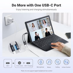 UGREEN Magnetic 2 in 1 USB C to 3.5mm Audio Adapter and Charger with PD 60W