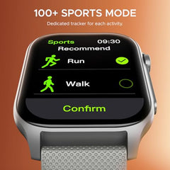 boAt Ultima Ember smartwatch with 1.96” AMOLED Display, AOD, Personalized Fitness Nudges, Functional Crown,100+ Sports Modes, Create Your Own Watchface, smartwatch for man and Woman (Steel Black)