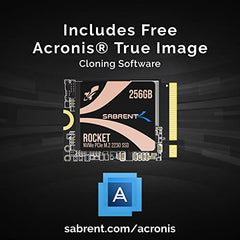 Sabrent 2TB Rocket Q4 2230 M.2 NVMe PCIe 4.0 x4 Gen4 SSD, Up to 5000MB/s,Internal Solid State Drive for Laptop, Surface/Pro, Steam Deck, PS5, ASUS ROG Ally, Dell, HP and Mini PCs (SB-213Q-2TB)
