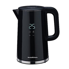 Morphy Richards Windsor Series 1.7 Litre Digital Electric Kettle|Digital Display with Touch Controls|Strix Controller: Accurate Temperature Control|Keep warm function|2 Years Product Warranty|Black
