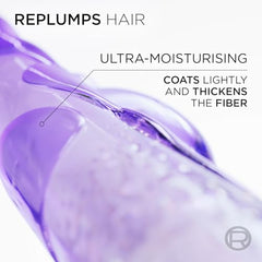 L'Oreal Paris Hyaluron Moisture Shampoo Refill - Hyaluronic Acid, 500ml | 500ml refill for dry, dehydrated hair. Provides 72 hours hydration, leaving hair soft, shiny, & bouncy. Ideal for daily wash.