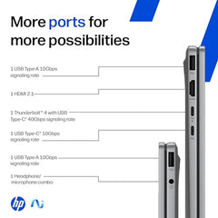 HP OmniBook X Flip OLED Intel Core Ultra 5 226V, 40 Tops (16GB LPDDR5x,1TB SSD) 3K, Touch, 120hz, 14''/35.6cm, Intel ARC Graphic,Win11, Office24, Meteor Silver, 1.38kg, fm0099TU,Pen, 2 in 1 AI Laptop