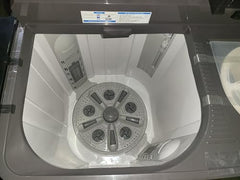 Voltas Beko Semi-Automatic Top Load Washing Machine, 12 Kg Capacity, 5 Star Burgundy