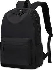 Medium Waterproof Backpack for Girls & Women, School College Bag, (BLACK)