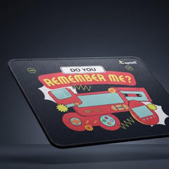 Laptell Gaming Mouse Pad with Smooth Fabric Surface & Non-Slip Rubber Base | Waterproof Washable Mat for Laptop, Desktop & Gaming Mouse | High-Speed Tracking, Portable Design – Retro 90s