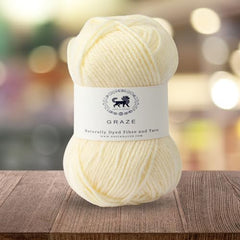 Nestnhaven Acrowools Graze Hand Knitting and Crochet Yarn. Pack of 1 Ball - 100gms. Shade no - NNHG001 (Berry Purple)