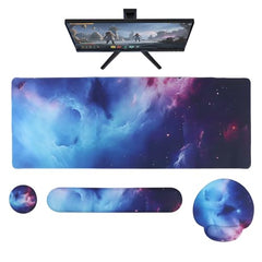 TECPHILE Mouse Pad Wrist Support with Massage Design, Ergonomic Dog Paw Mouse Mat, Pain Relief Memory Foam, Anti-Slip PU Base, Cushion Mousepad Wrist Rest for Gaming, Home, Office, Laptop, Computer