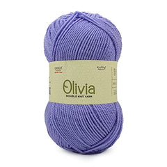 Ganga Acrowools Acrylic Olivia,Double Knit Yarn. Hand Knitting&Crochet Yarn. Oekotex Class 1 Certified. Pack of 2 Balls-100Gms Each. Shade No-Olv012, Maroon