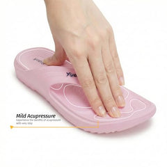 Yoho Drizzle Soft Slippers for Women, Mild Acupressure, Lightweight, Anti Skid & Slip, Diabetic Footwear for Woman, Home Wear Bathroom Chappal for ladies | Waterproof Monsoon & Rainy Footwear | Pastel Lavender - UK 5