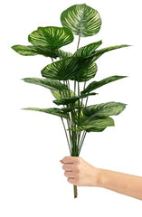 AAVANA GREENS Plastic 40 Inch Artificial Flower Plant for Indoor and Outdoor, Home, Shop, Office, Restaurant Decoration Dark Green (Pack of 1) (1, Plant 8 - with Pot)