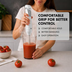 Sujata Blendstick Hand Blender | 600W Heavy Duty Motor | Variable Speed Control | Stainless Steel Shaft | 18000 RPM | Professional Immersion Blender | Easy Clean | Black
