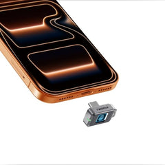 TWOPAN 512GB Nano SSD with Fingerprint Lock, External SSD Hard Drive Storage for Steam Deck, PS5, Selfie Stick, Android, iPad, iPhone 16/15, MacBook, Travel and Backup
