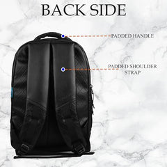 F Gear Luxur 25L Medium Laptop backpack Fits upto 17" Laptop Faux Leather Water resistant lightweight, Gifts for Men Women Boys Girls Adults, College/School/Office/Travel Bag (Brown)