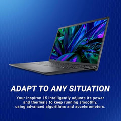Dell 15 (Previously Inspiron) Laptop, 14th Gen Intel Core i3/Core 3 100U Processor, 8GB DDR4, 512 SSD, 15.6" FHD 120Hz IPS AG 250 nit Display, Win 11 + Office H&S 2024, Carbon Black, 1.63Kg