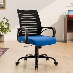 Green Soul Atom | Ergonomic Office Chair for Home & Office | 12 Months Warranty | Comfortable & Spacious Seat | Rocking-tilt Mechanism | Heavy Duty Metal Base (Black)