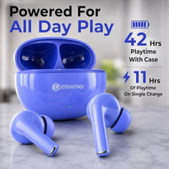 Wireless Bluetooth Earbuds with ENC Noise Cancellation, 40H Playtime, Fast Charging Case, IPX5 Waterproof, Touch Control, Deep Bass Stereo Earphones for Android & iOS