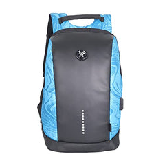 Arctic Fox Slope Anti-Theft Backpack (Dark Denim) | 23 Ltr Capacity|Water Resistant | Multipurpose Backpack |Rain Cover|15.6 Inches Unisex Laptop Bag with USB Charging Port