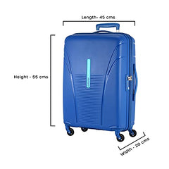 American Tourister 3PC PP Ivy 2.0-8 Wheel, Set (Small + Medium + Large) Hard Suitcase for Travel/Travel Bag with Combination Lock & Smooth Sliding Double Wheel - Black, 55 Cm, 68 Cm, 79 Cm