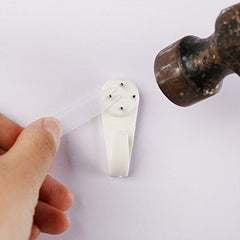 SYGA Pack of 100 Medium Invisible Hanging Hooks(B004B)