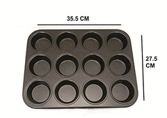Syga Muffin Cup Cake Tray for 12 Muffins Bakeware