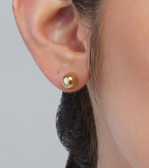 SYGA 6-Piece Women's Earrings Set Hoop Earrings with Pearls and Cubic Zirconia, Gold Tone, Fashion Jewelry Set for Women and Girls
