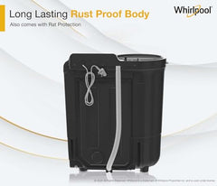 Whirlpool 7.5 Kg 5 Star Magic Clean Semi-Automatic Top Loading Washing Machine (MAGIC CLEAN 7.5 GREY DAZZLE, Fast Drying)