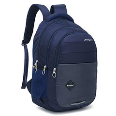 NORTH ZONE Lightweight school bags Backpacks for Boys Girls Stylish men and women Casual Travel Laptop Bag College office (Navy Blue) 40L