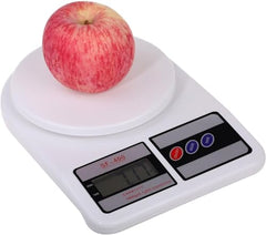 SF-400 Digital Kitchen Weighing Scale | 10Kg x 1g Precision | Food Scale with LCD Display for Cooking, Baking, Meal Prep & Healthy Diet | Compact Weight Machine for Home Use (White)