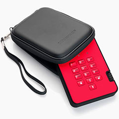 iStorage diskAshur2 256-bit 256GB USB 3.1 secure encrypted solid-state drive - Black IS-DA2-256-SSD-256-B